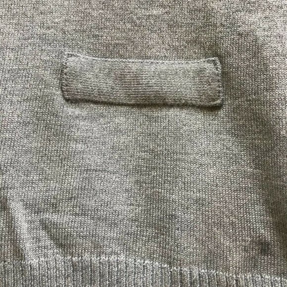 Gray Cardigan with wood buttons - Women - Medium - Picture 3 of 4